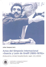 Actas del Simposio Internacional "Suecia y León de Greiff (1895-1976)