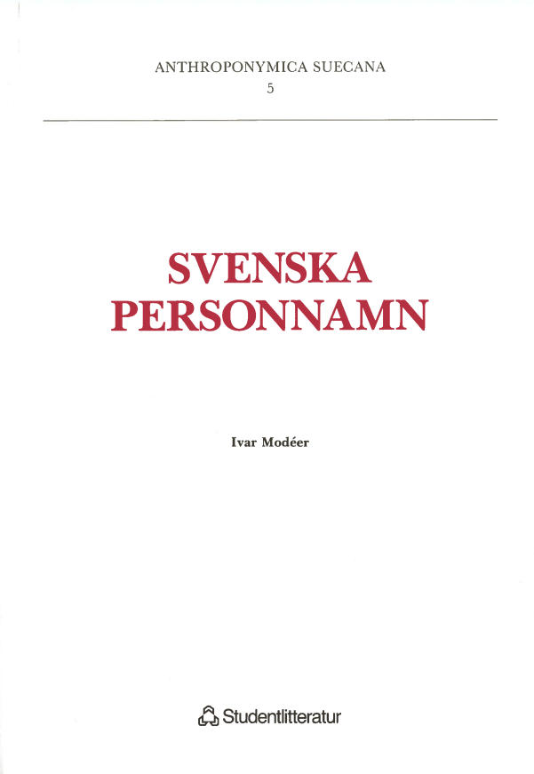 Svenska Personnamn